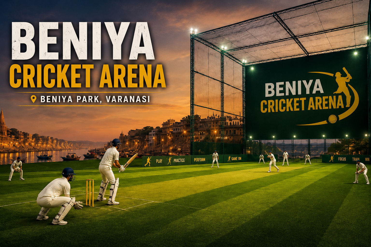 Beniya Cricket Arena in Beniya Bagh, Varanasi